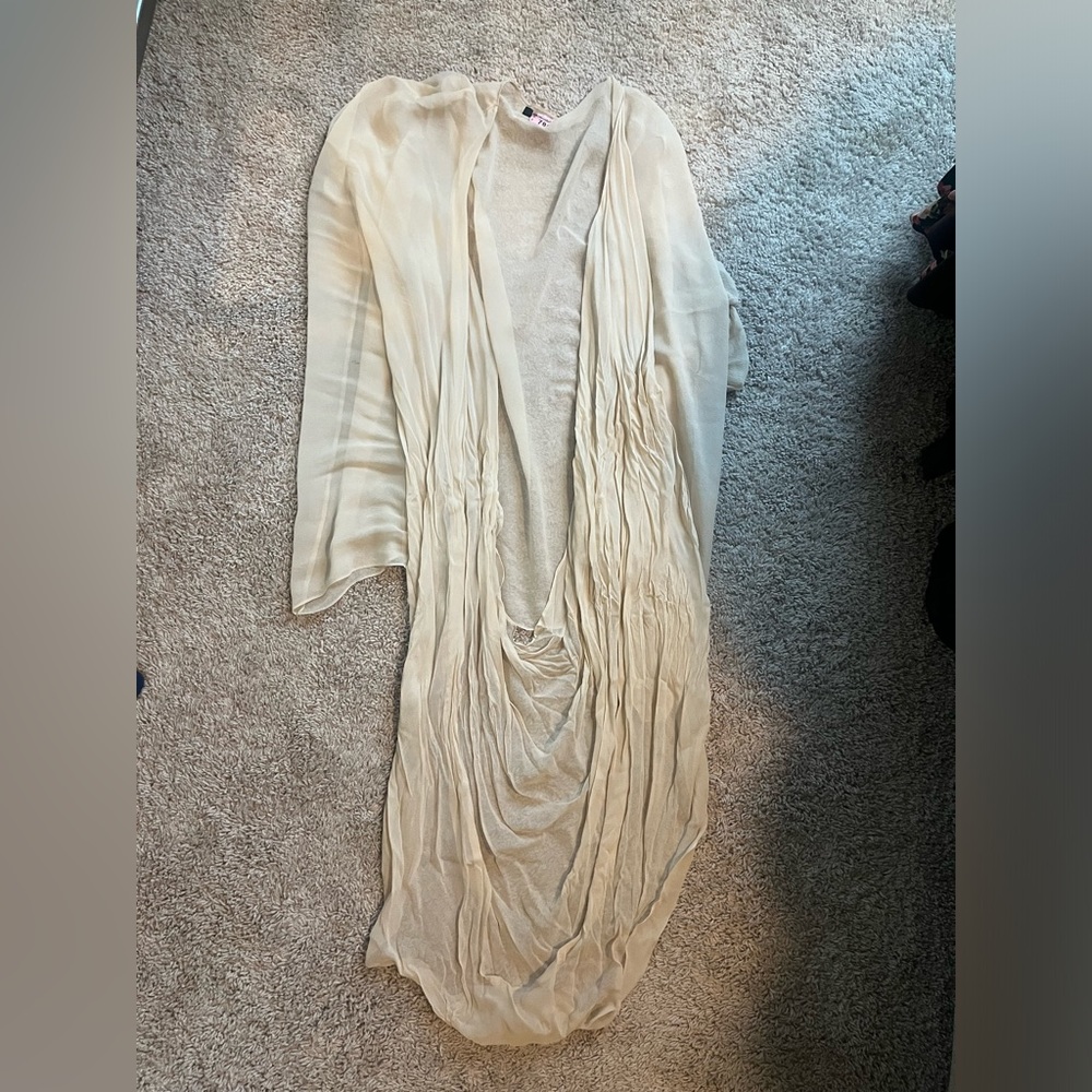 Louiza Babouryan ivory top